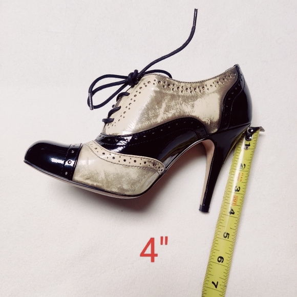 Aldo Tuxedo Oxford High Heels Shoes Women's Size 38 or 7.5 US - Picture 8 of 13